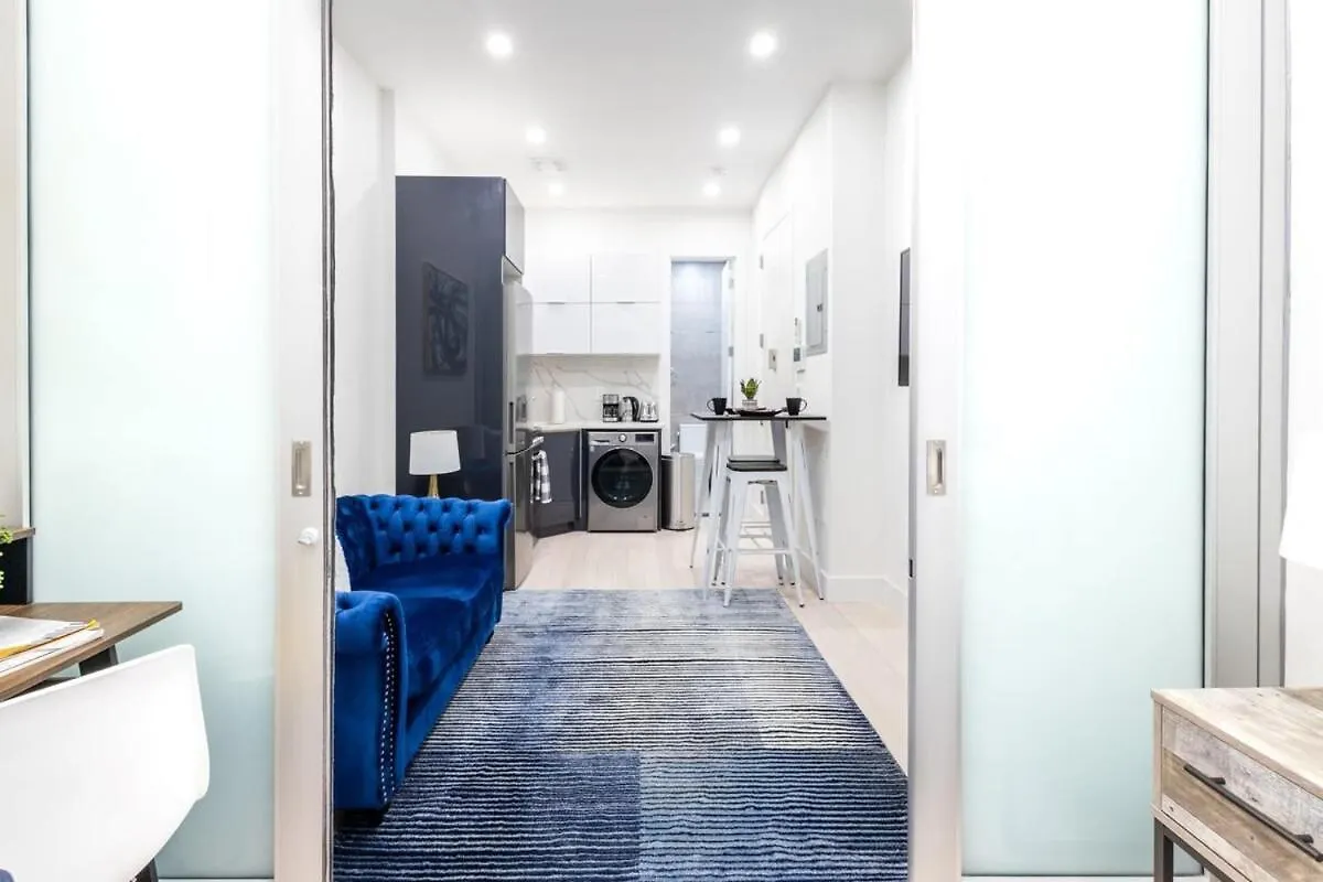 317-1An - New Modern 1Br W&D Walk To Central Park 纽约 公寓