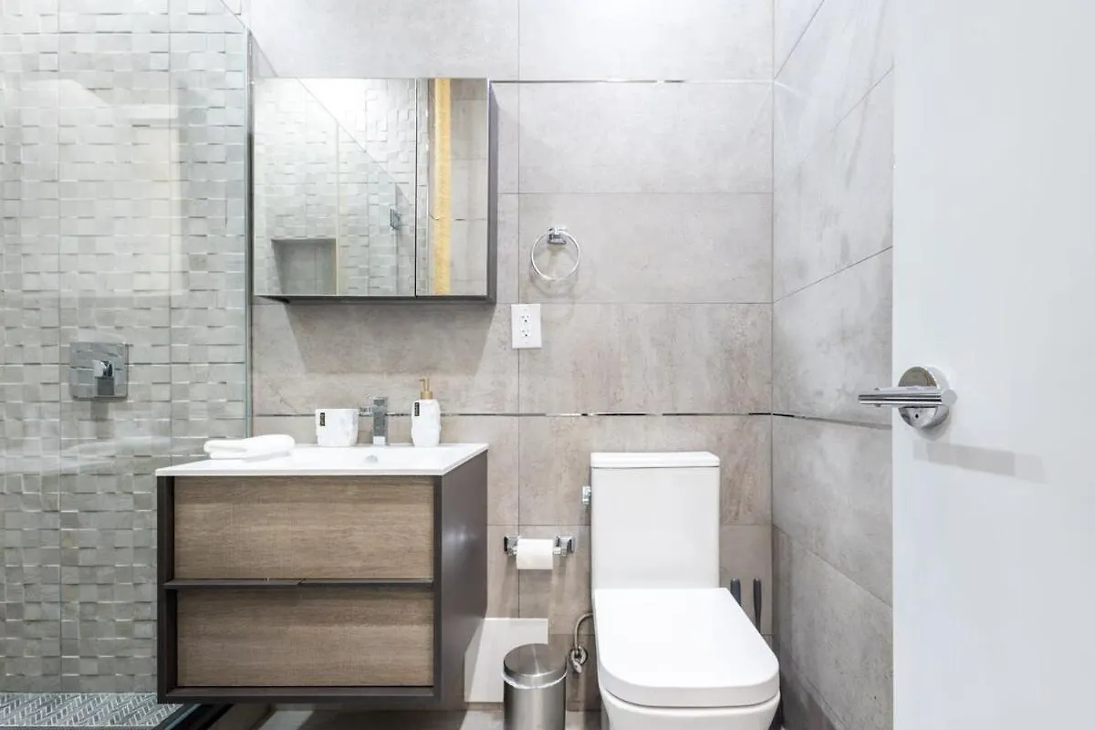 317-1An - New Modern 1Br W&D Walk To Central Park 纽约