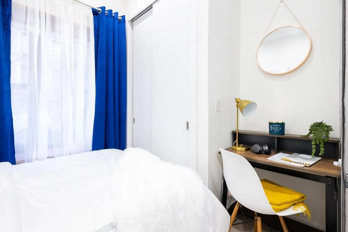 317-1An - New Modern 1Br W&D Walk To Central Park 纽约
